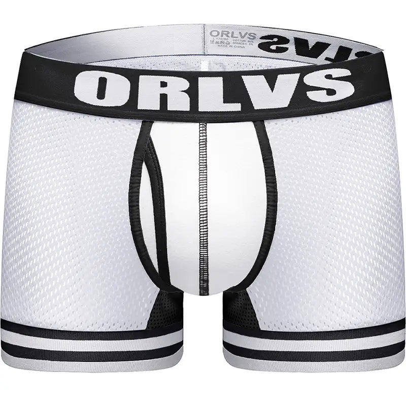 Lovemi - Men’s Boxer Shorts Low-Waist Elastic Hip-Lift Boxer