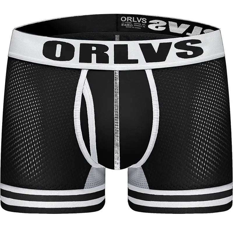 Lovemi – Herren-Boxershorts, elastische Hip-Lift-Boxershorts mit niedriger Taille