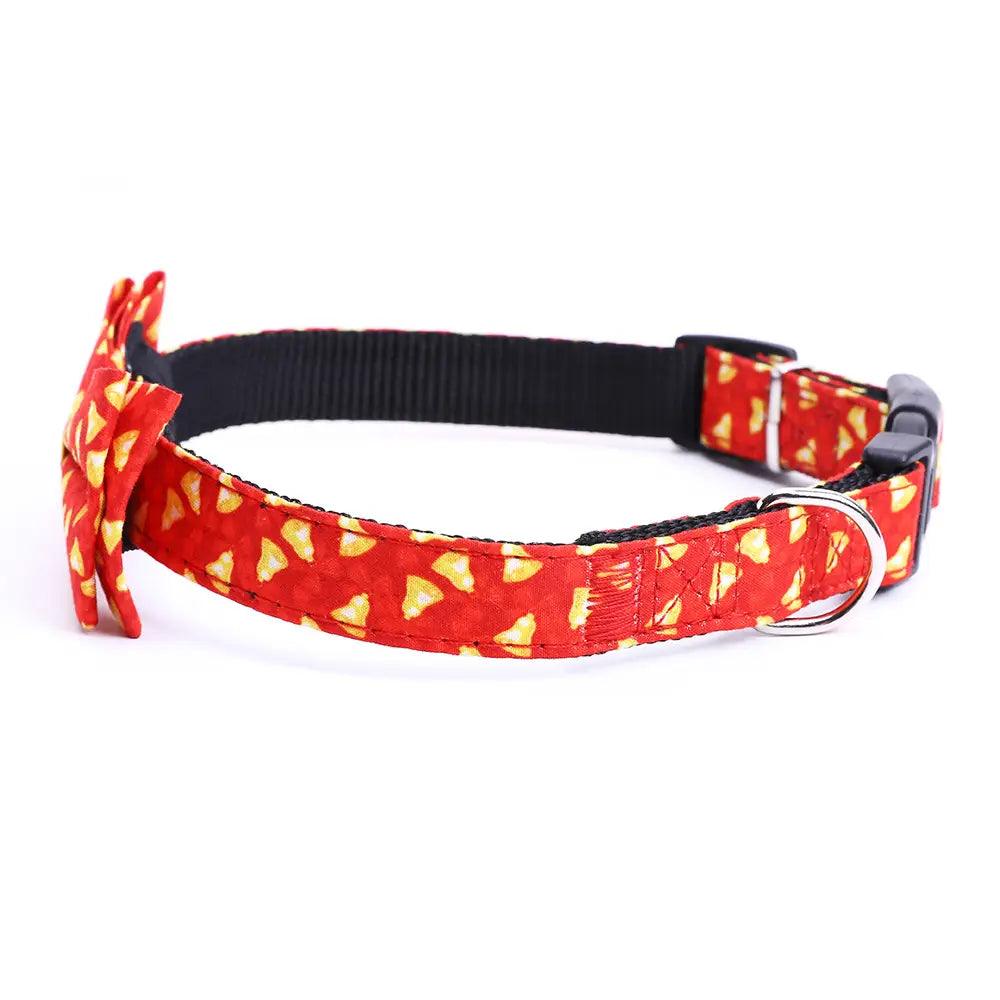 Lovemi - Christmas Pet Collar Medium And Large Dog Bow