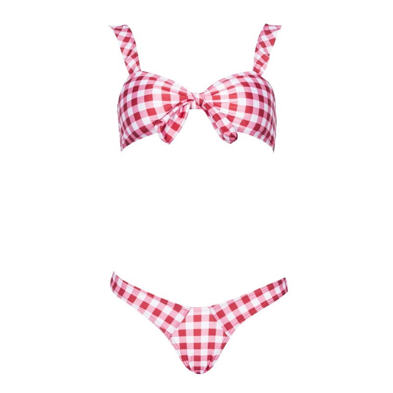 Lovemi - Printed split bikini