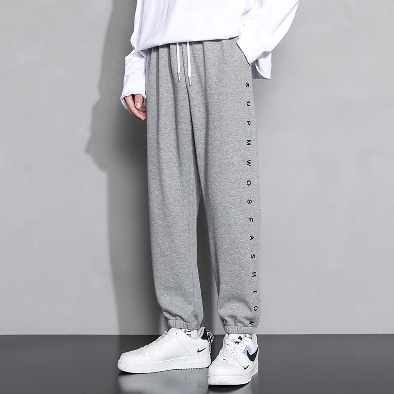 Lovemi - Casual Sports Ankle Foot Workwear Cropped Trousers