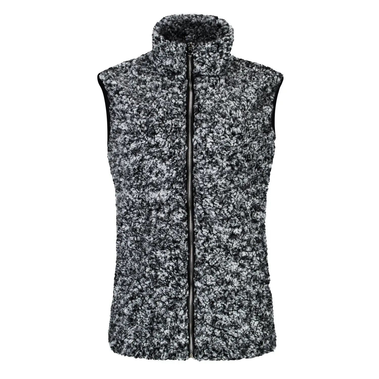 Lovemi - Nouvelle veste gilet en peluche pour femme, col montant