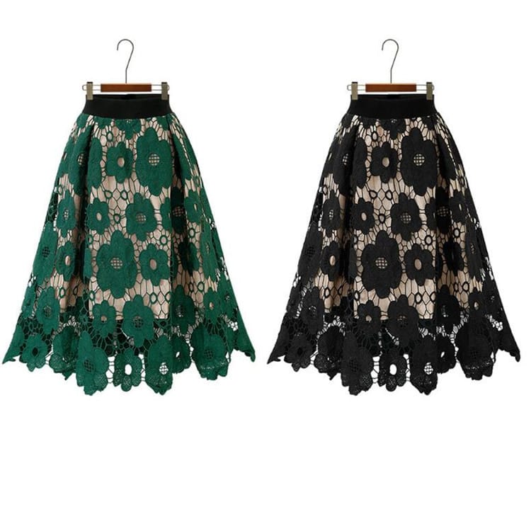 European And American Style Lace Skirt