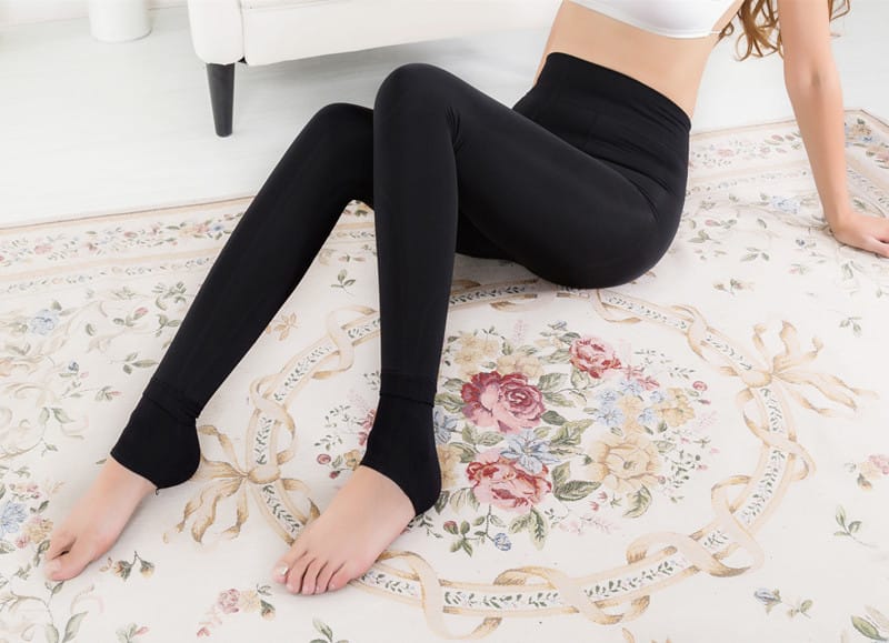 Lovemi - Legging chaud en velours perlé Plus