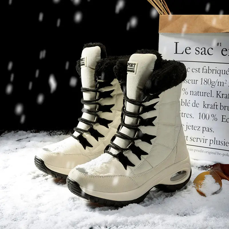 Snow Boots Women Winter Plus Velvet Warm Cotton Shoes