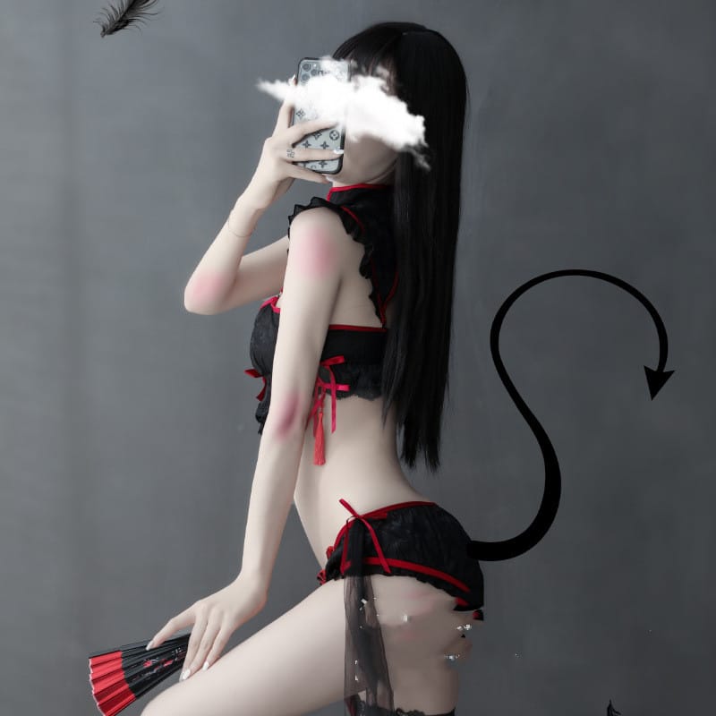 Lovemi - Pantera Rabbit New Ladies Split Cheongsam Sexy