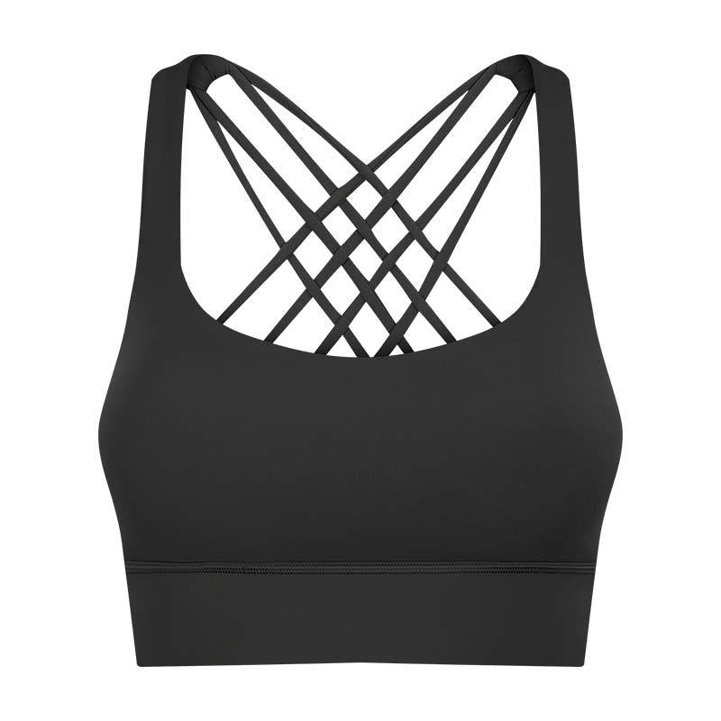 Lovemi - Fitness Ourlet élargi croisé pour femme Beau dos