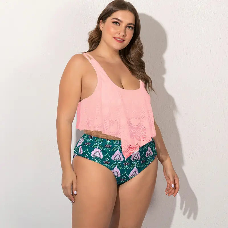 Lovemi – geteilter Damen-Bikini in Übergröße