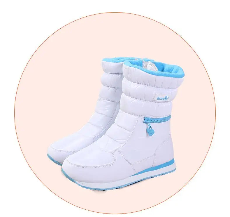 Women Boots Natural Wool Snow Boots Women Casual Ankle Boots