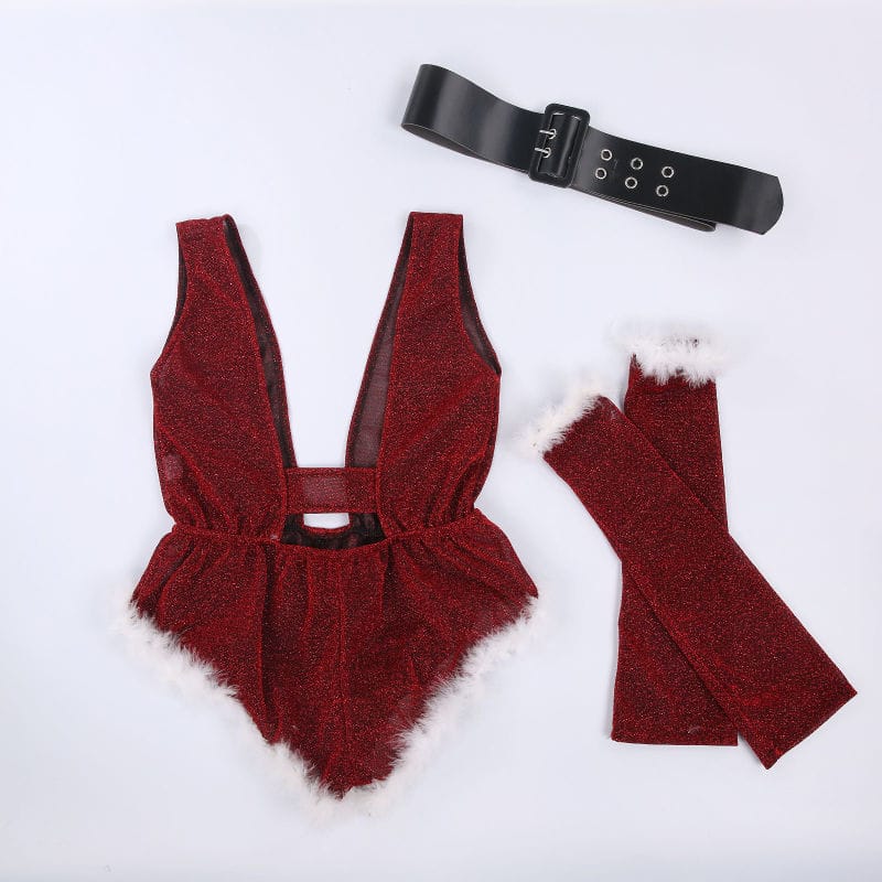 Lovemi - Christmas Outfit Passionate Seduction One-piece