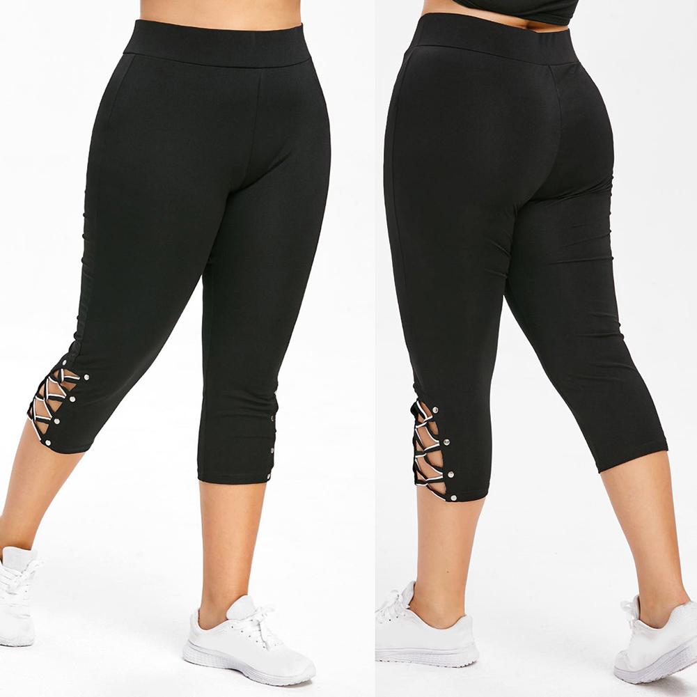 Lovemi - Legging tricoté à lacets et perles pour femme