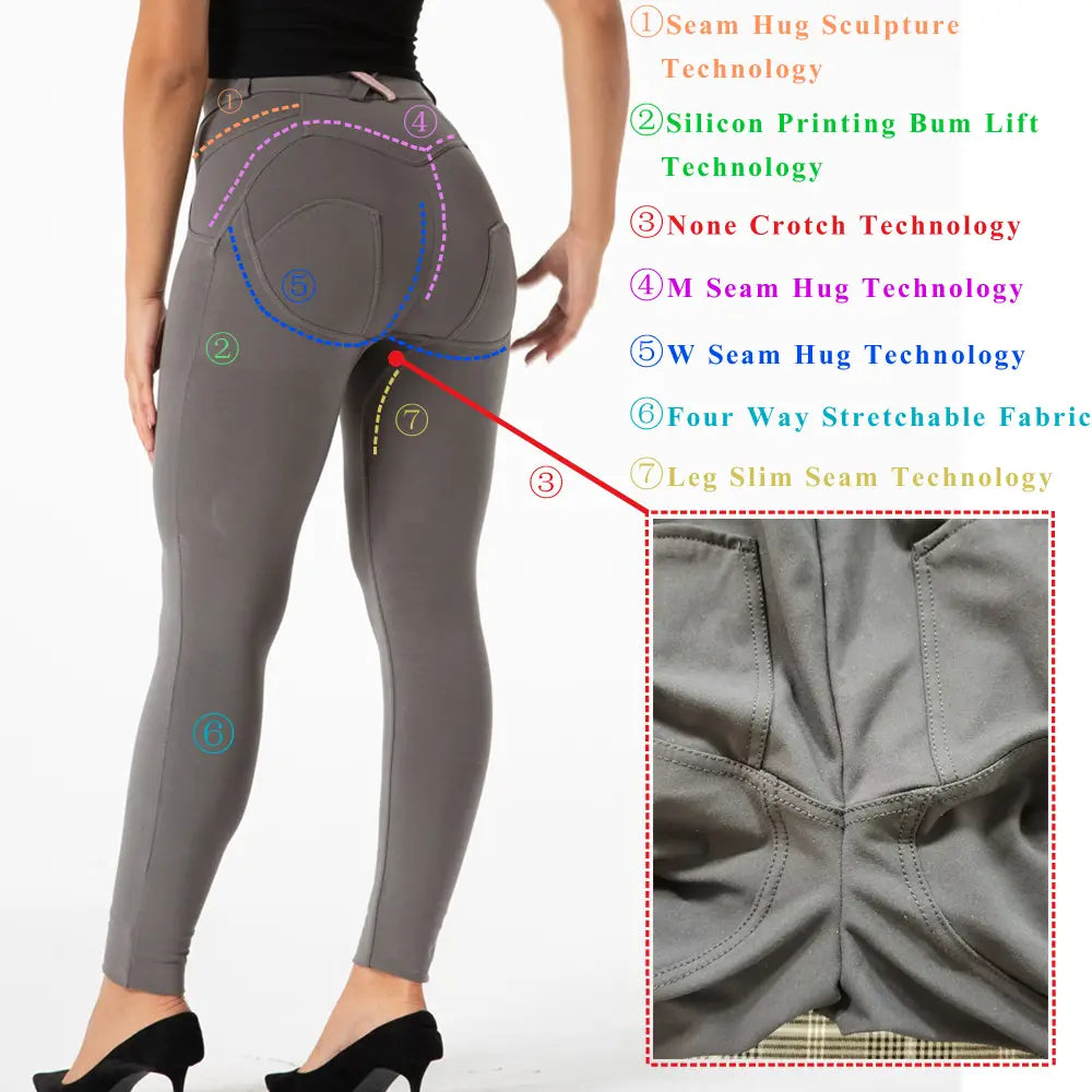 Lovemi - Shascullfites Melody Cotton Shaping Leggings Booty