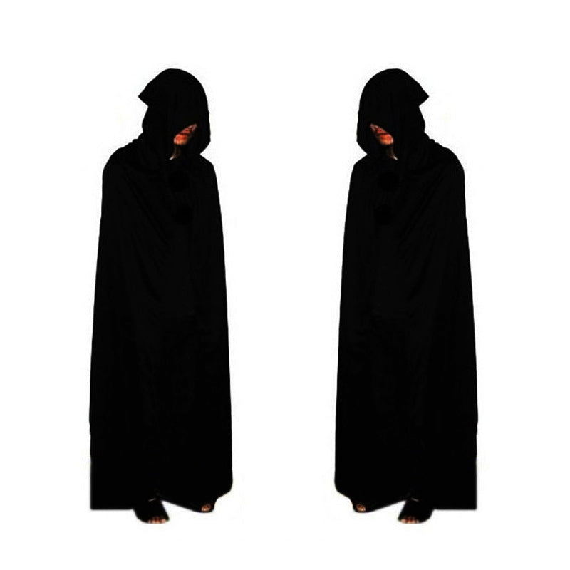 Lovemi - Halloween Party Grim Reaper Black Single Layer Cape