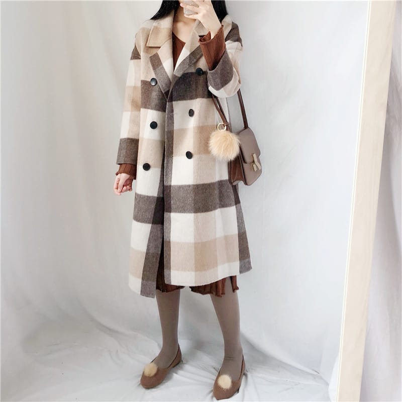 Lovemi - Women’s double-sided cashmere coat