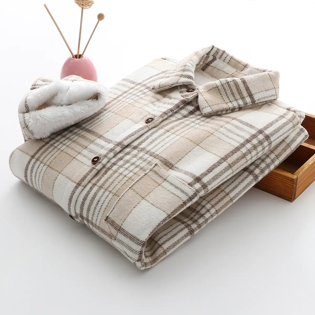 Lovemi - Manteau en laine chaud style paresseux pour femme avec épaisseur