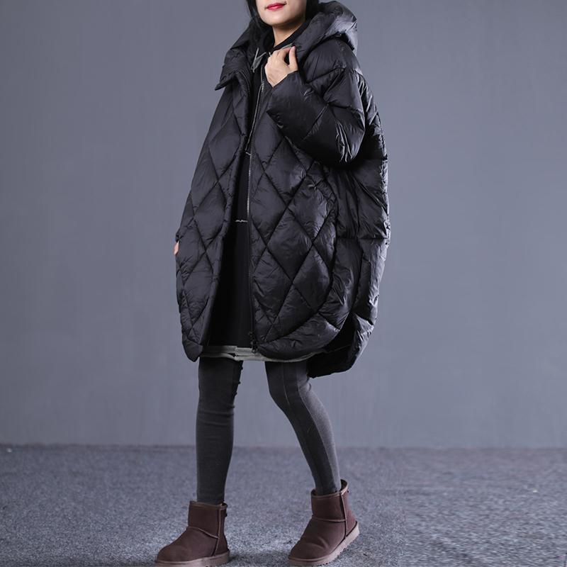 Lovemi – Mittellange Baumwolljacke mit Kapuze