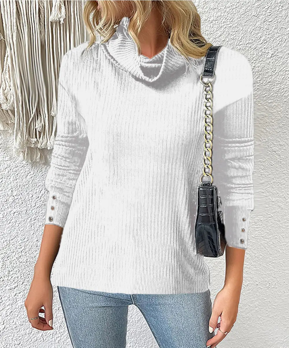 Lovemi - Women’s Sweater Style Turtleneck Knitted Sweater