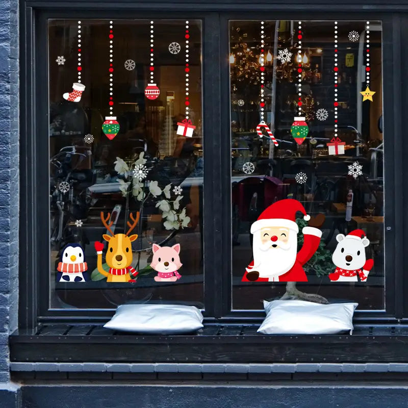 Lovemi – Wandaufkleber, Weihnachtstag, Fensterglas-Dekoration