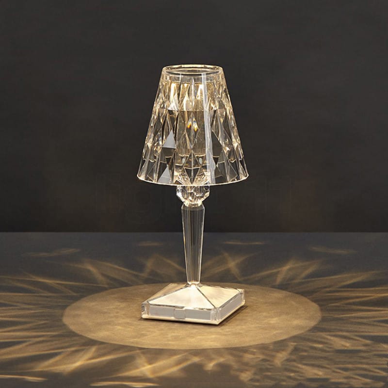 Lovemi – wiederaufladbare dekorative Tischlampe aus Diamantkristall