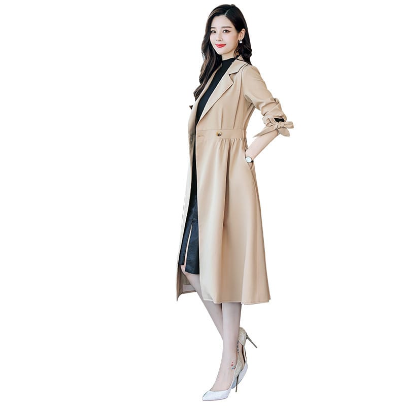 Lovemi – Zweireihiger Mantel, schmale Damenjacke