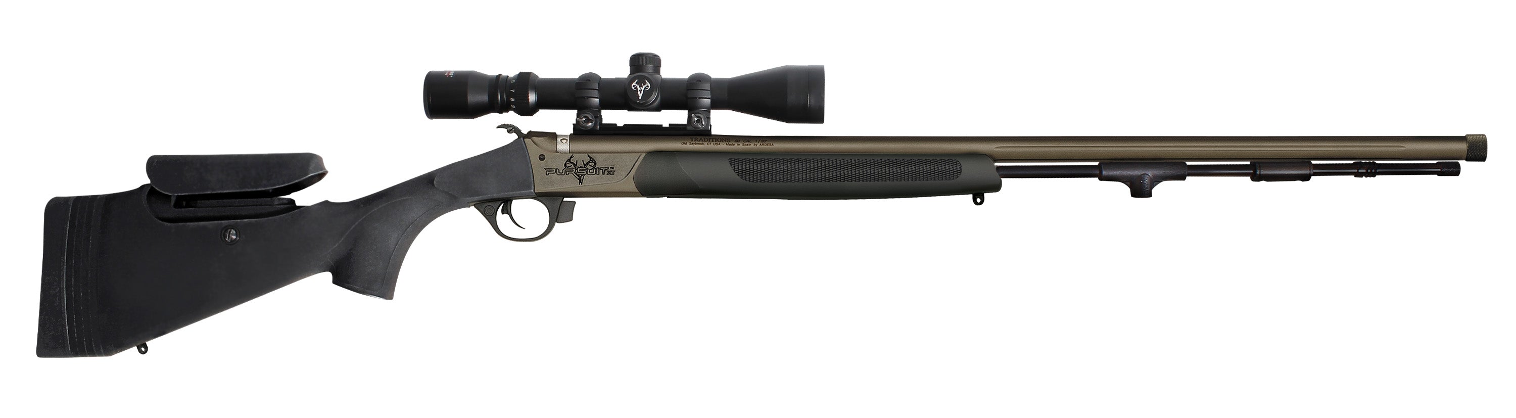 Traditions Pursuit XT Pro - Black Stock with Scope