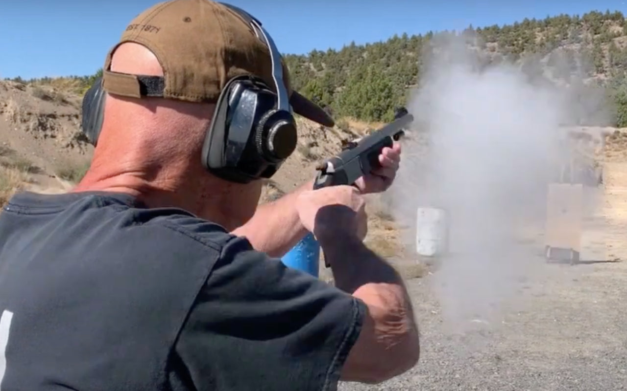 Firing The CVA Optima V2 Pistol