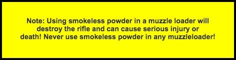Muzzleloader Smokeless Powder