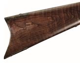 pedersoli missouri river hawken rifle 50 cal percussion walnut s 206 50 stock