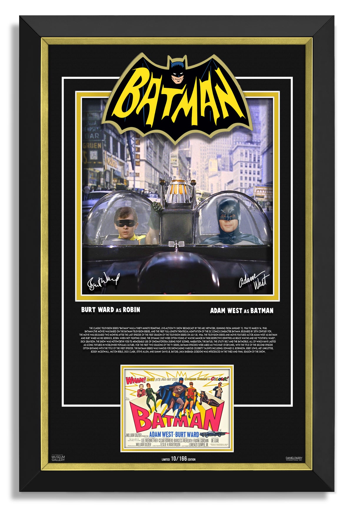 Adam West Burt Ward Facsimile Signed Batman TV Series 1966 Movie - Arc —  