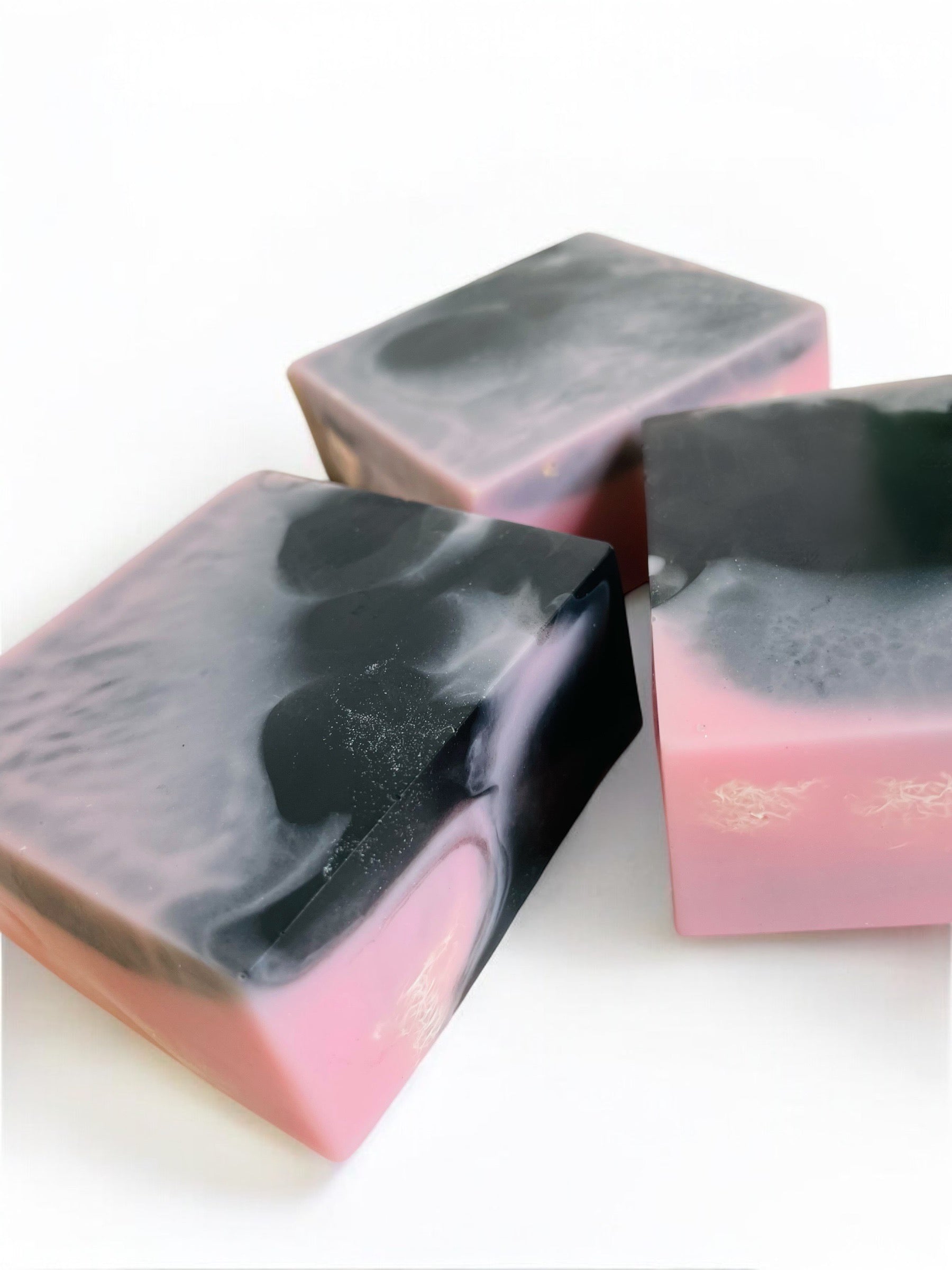 DATE NIGHT Exfoliating Natural Loofah Soap with Coffee Butter, Green Tea Extract, and Activated Charcoal