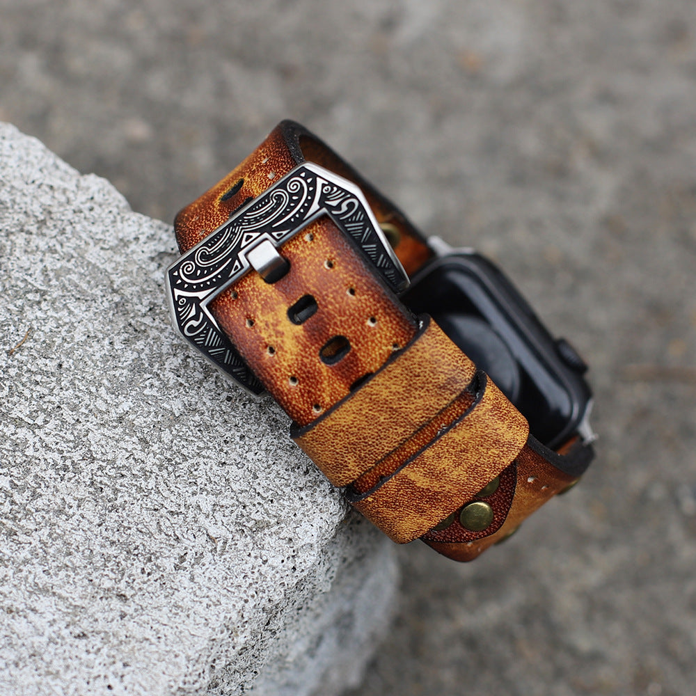 Leatherian Handcrafted Apple Watch Band