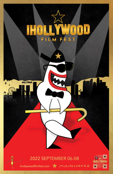iHollywood Film Fest 2022 Unveils Official Poster By LA Artist Andre Miripolsky And SharkTales Art