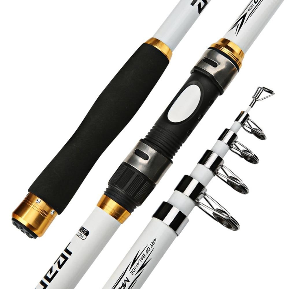 Baitcasting/Spinning Telescopic Fishing Rod 1.8-3.6m - Lamby Fishing