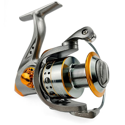 Fishing Reels Fishing Spinning Reel 1000-7000 5.2:1 Fishing Wheel Metal  Left/Right Hand Cheap Fishing Reel Parts For Saltwater DC Spinning Reel (  Color : Black , Spool Capacity : 2000 Series ) : : Sports &  Outdoors