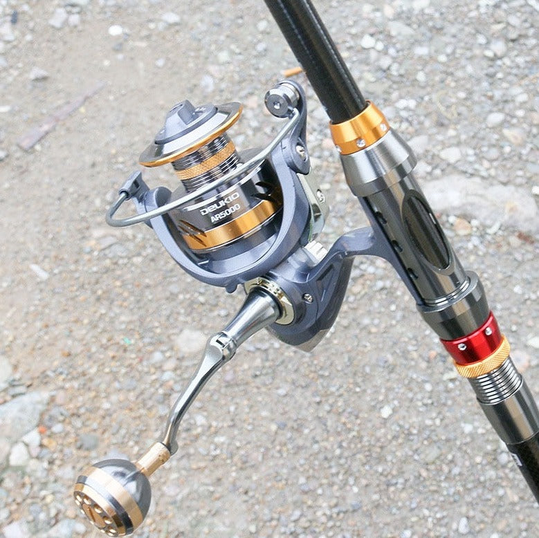 Omabeta Metal Fishing Reel, Reel Metal + EVA Sturdy 13+1 Ball Bearing  Design Carp Reels for Fishing(KR4000) : : Sports & Outdoors