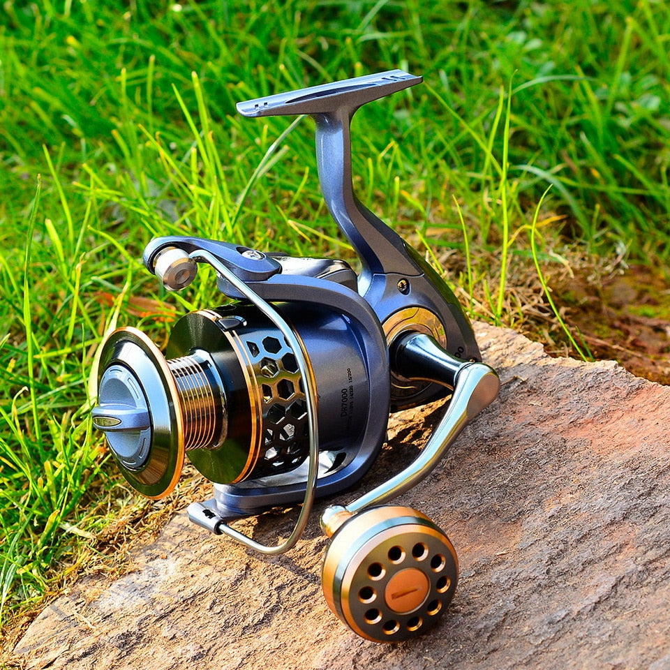 20kg Drag Fishing Reel Metal Handle & Rod - Lamby Fishing