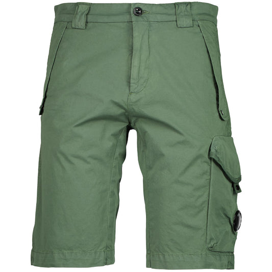 C.P. Company | C.P. Stretch Twill Lens Cargo Shorts - Laurel Wreath