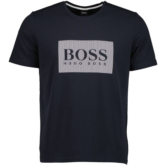 Hugo Boss | Hugo Boss Stretch-Cotton Logo T-Shirt - Blue