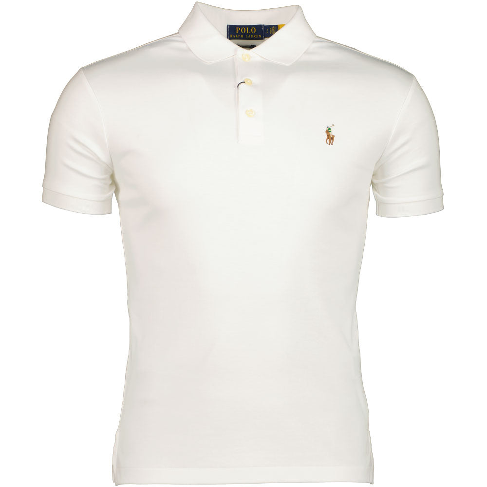 Ralph Lauren | Pima Jersey Logo Polo Shirt - White