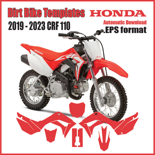 Honda CRF 110 2013-2018 – Dirt Bike Templates