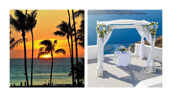 Destination Weddings, Tropical Island, Greece, Hawaii, St Barts