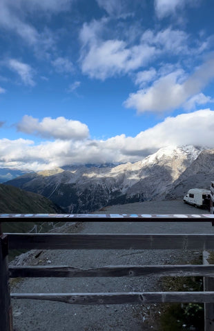 Stelvio pass campervan parking