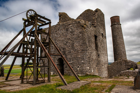 Preserved buildings at Magpie Mine Peak District