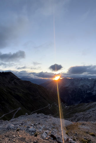 Stelvio pass sunrise