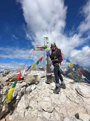 Summit of Torre Toblino Dolomites