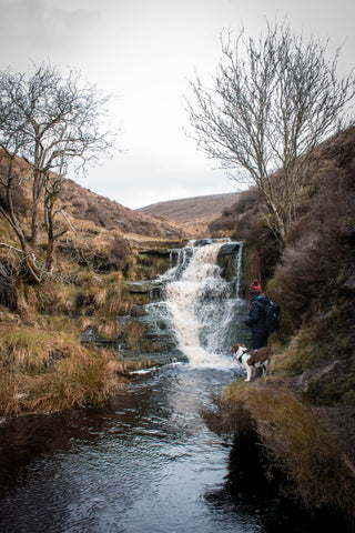 Arnfield Brook waterfall trail in the Peak District