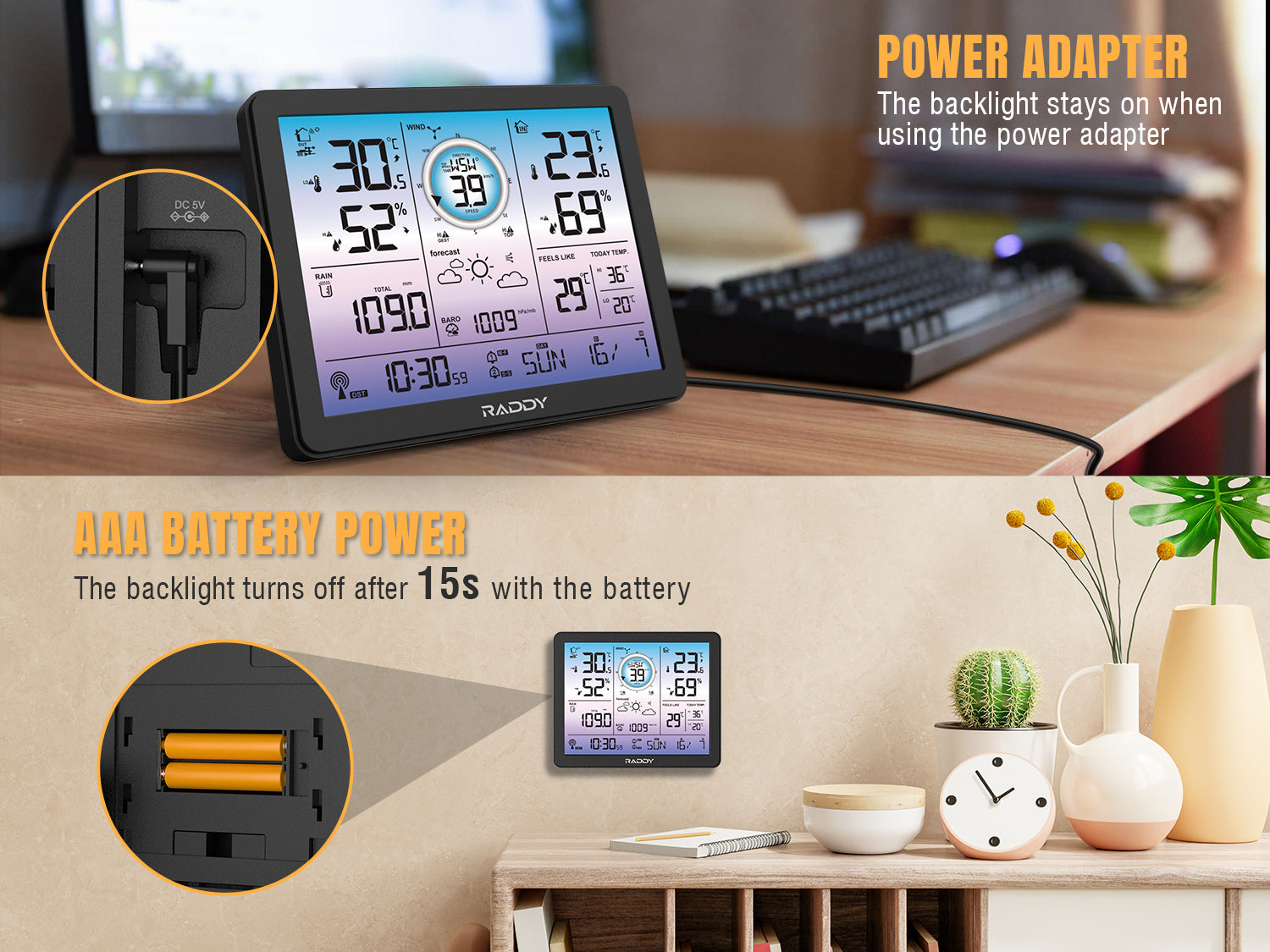 Two Power Supply Options