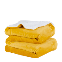 Ocre Fleece Blanket