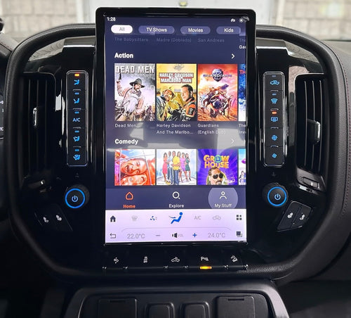 Chevrolet Silverado  Tesla-style CarPlay Touchscreen