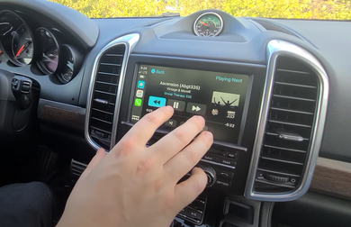 Porsche Cayenne Apple Carplay Module works with touchscreen